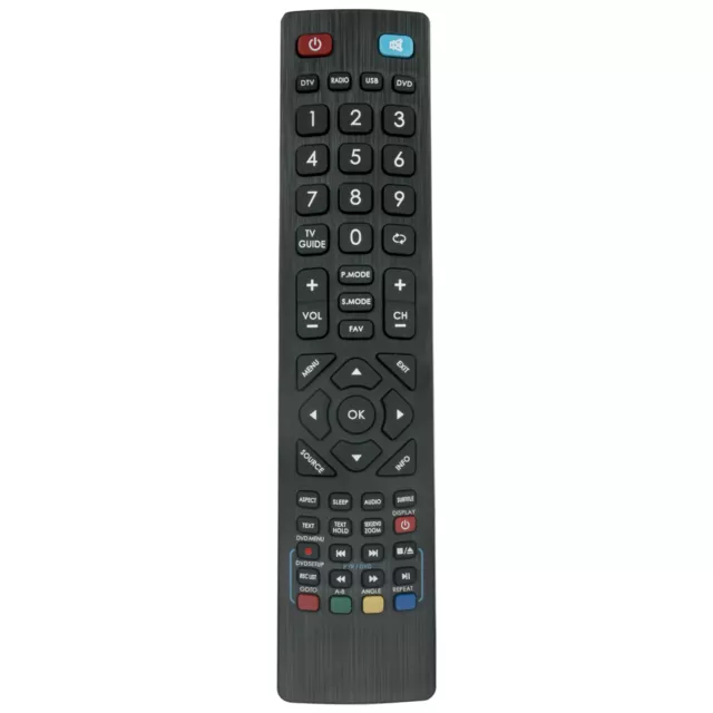 New Remote Control for TECHNIKA 32" LED TV/DVD 24F22W-FHD/DVD 32G22B-HD/DVD