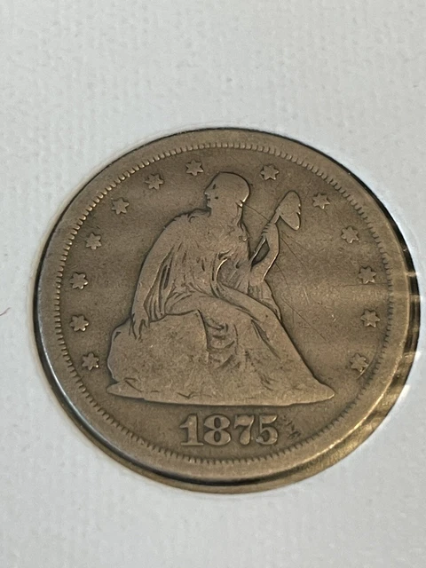 1875-S Twenty Cent Piece, 20 c piece! from Littleton Coin. RARE!!!