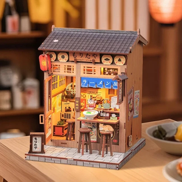 Maison De Poupée Miniature Billy Handmade – Japanese Ramen Shop, échelle 1/12, Neuve
