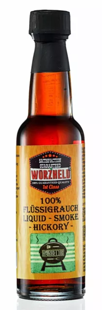 Würzheld Liquid Smoke, Flüssigrauch, Hickory pur 100ml