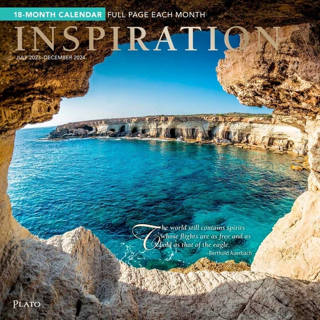 INSPIRATION 2024 12x24" 18 Months Wall Calendar Jul '23 Dec '24