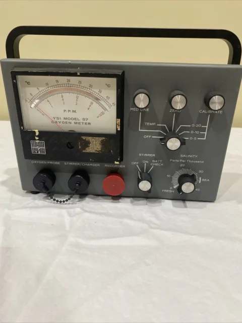 YSI Oxygen Meter Model 57 - Dissolved Oxygen Meter Untested For Parts