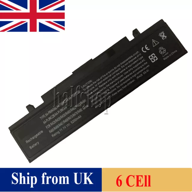 6Cells AA-PB9MC6W AA-PB9MC6B AA-PB9NC6B Li-ion Battery For Samsung Laptop 11.1V