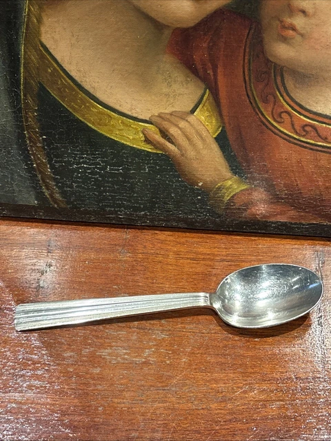 Cuillère De Service Christofle Mira – Métal Argenté Finition Mate