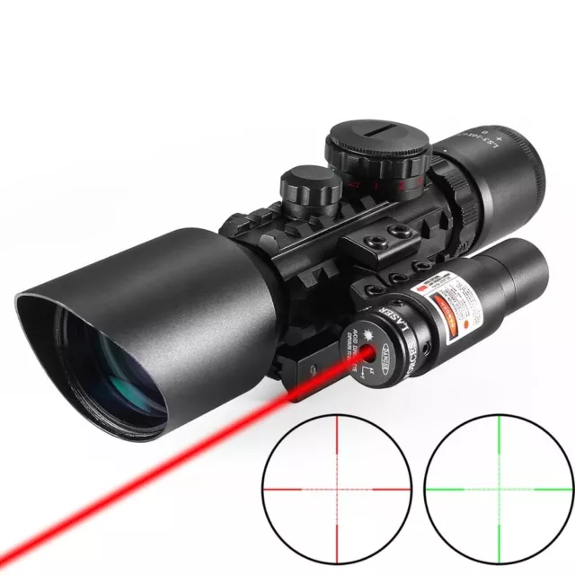 lunette 6-24x50 AOEG illuminée rouge et vert LANCER TACTICAL lancer