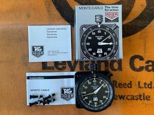 HEUER Monte Carlo Dashboard Timer Rally Timer