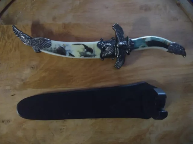 Maxam Eagle Decorative Blade Knife - Display Stand - Free Shipping