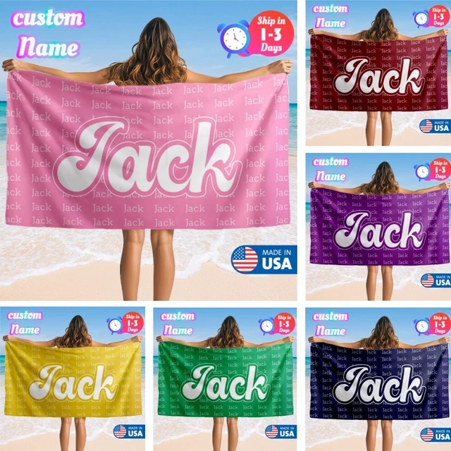 WERNNSAI Serviette de plage pour enfants sirène - 76 x 150 cm