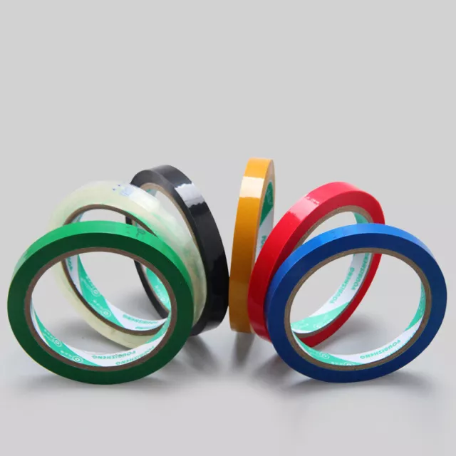 Long Colored Parcel Packing Tape Carton Sealing Tapes 10mmx50Mx0.052mm 20 Rolls