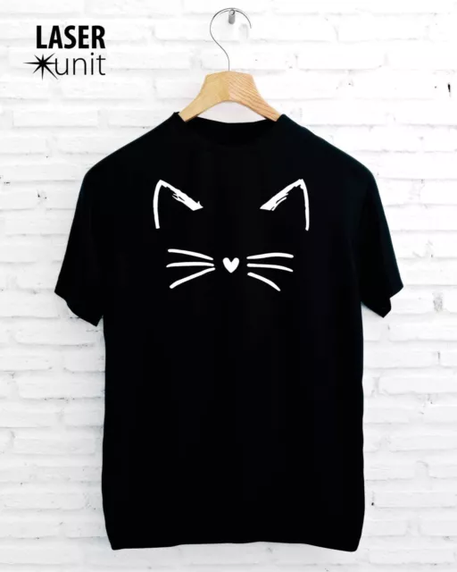 Katzengesicht Premium T-Shirt Unisex