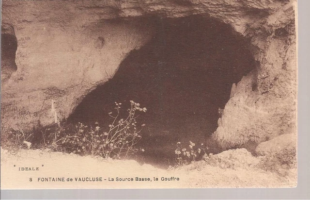 CPA 84 FONTAINE DE VAUCLUSE. LA SOURCE BASSE... .NON  ECRITE TBE. (ref 58)