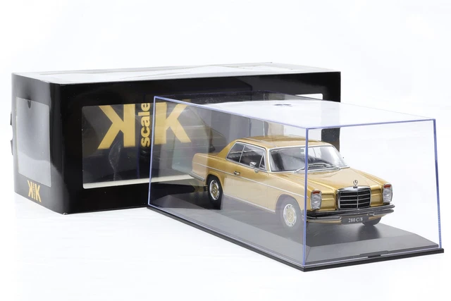 KK Scale Modellauto Mercedes 280 C /8 Strichacht Coupe W114 1969 türkis