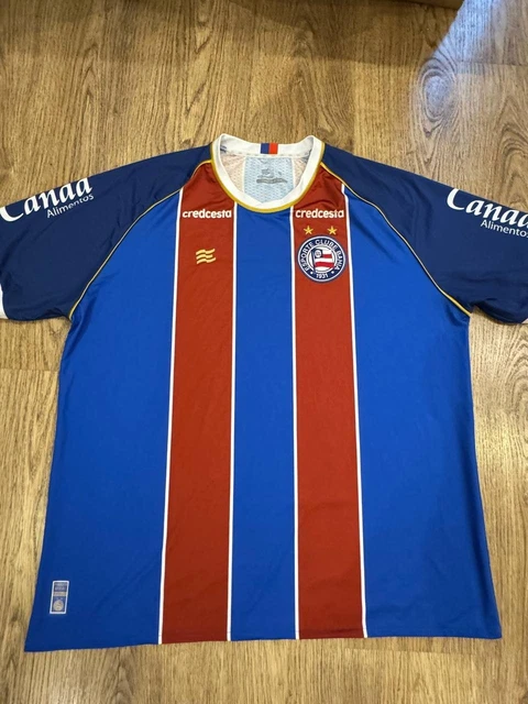 Maillot Vintage Esporte Clube Bahia Domicile - Années 2000, N°8, Taille XXL