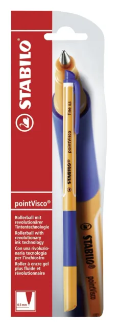 Tintenroller - STABILO pointVisco - Einzelstift - blau,