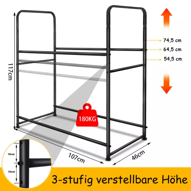 8 Reifen Reifenständer Reifenregal Werkstattregal Lagerregal Werkstatt Regal DE 3