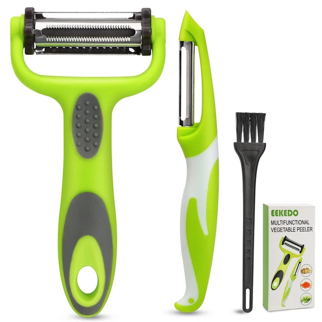 Potato Peelers, Vegetable Peeler with Non-slip Handle, 3 in 1 Y-Peeler...