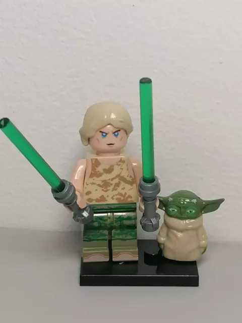 Star Wars Luke minifigure Jedi Training