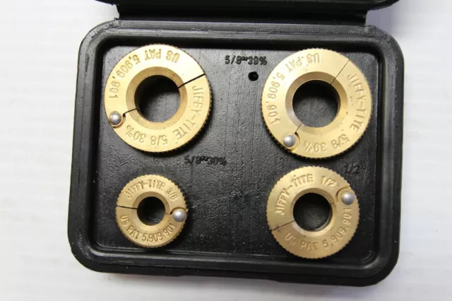 Matco Tools 4 Pc Jiffy-Tite Round Low Profile Disconnect Set JTSR4