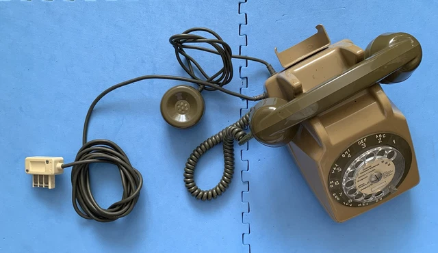 TÉLÉPHONE D'ÉPOQUE PTT Phone/ Matra Communication Socotel S63/ 1985 Marron+ Kaki EUR 48,99 - FR