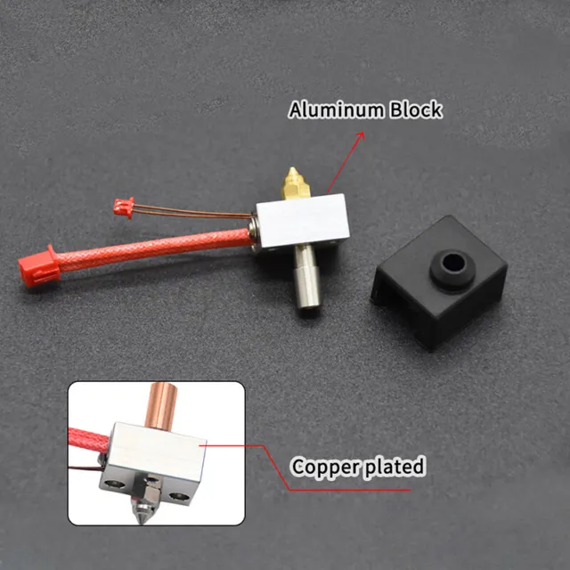 Optimal 3D Printer Nozzle And Heating Block Accessory Kit - Suitable For EnderK_