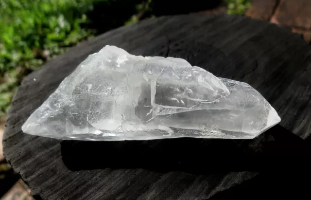 76g SUPERB MULTI FACETED STEEPLE FORMED natural BRAZIL MINED QUARTZ CRYSTAL