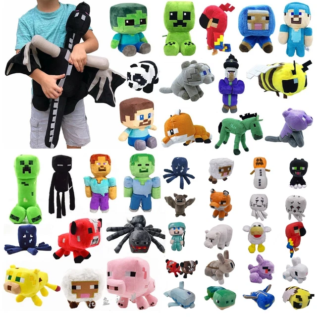 70 STYLES CARTOON Minecraft Animal Plush Toy Soft Stuffed Doll Plushie ...