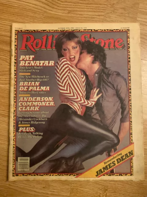 Rolling Stone Magazine - Pat Benatar - Oct. 1980 - Vintage