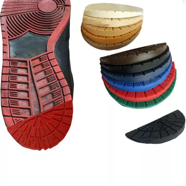 Rubber Sole Heel Savers Tips Protector Grip Pads DIY Shoe Repair Pads 2 Pairs