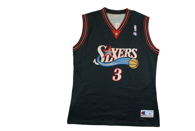 Maillot iverson best sale sixers