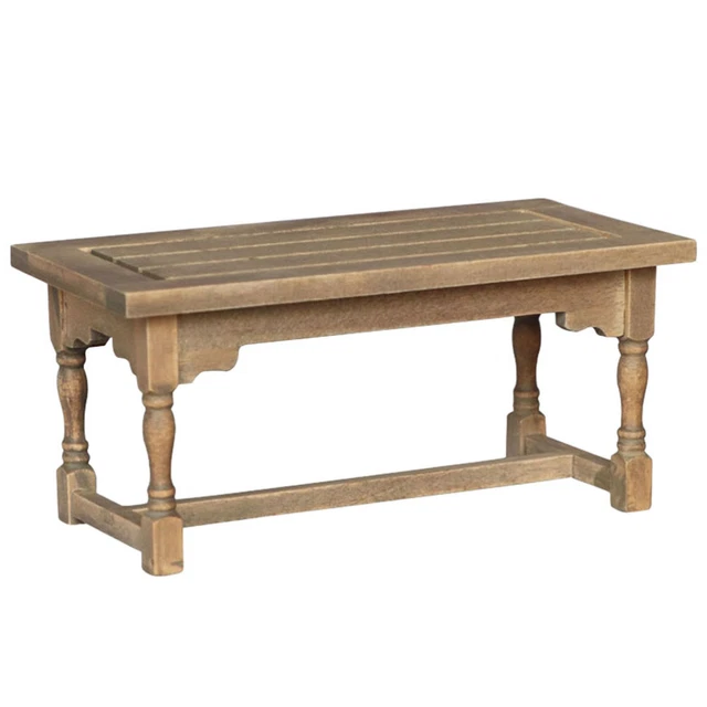 Mini House Furniture Miniature Wooden Dining Table Doll Coffee Child