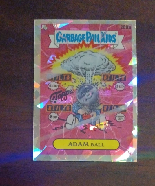 2022 Topps Chrome Garbage Pail Kids Series 5 ADAM Ball #209a Atomic Refractor