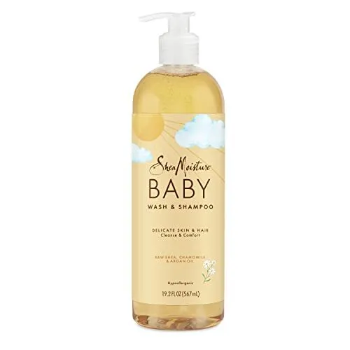 SheaMoisture Baby Wash and Shampoo Raw Shea Chamomile & Argan Oil for Delicat...