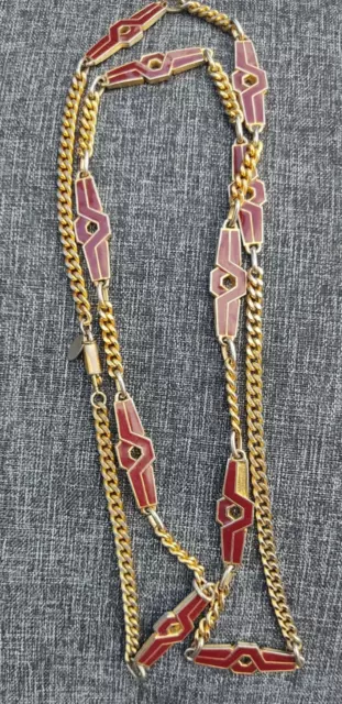 Collier Sautoir Oversize Vintage Jacky De G Paris – Années 1990 – Occasion