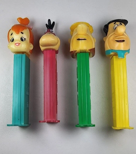 PEZ DISPENSERS FLINTSTONES Fred Pebbles Dino Barney Hanna Barbera