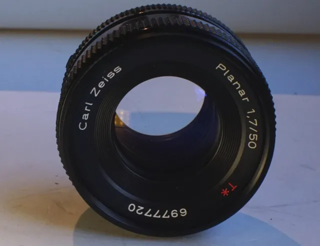 Carl Zeiss Planar 1,7 / 50 T* mm Objektiv für Contax / Yashica