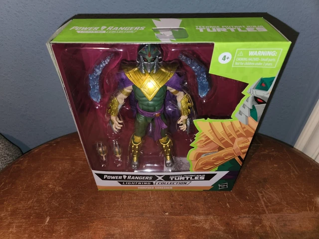Hasbro Power Rangers Lightning Green Ranger Shredder Deluxe Action Figure