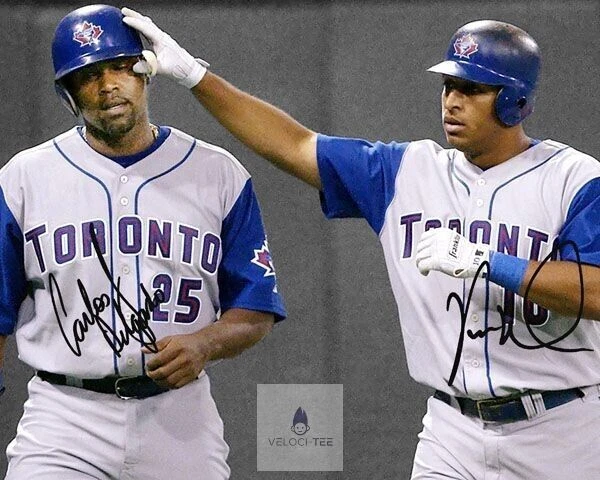 Carlos Delgado Vernon Wells Toronto Blue Jays Signed Photo Autograph Poster