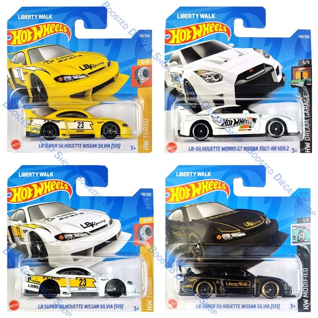 Hot Wheels Cars JDM Diecast Model Car Toy LBWK Nissan GTR Silvia S15 SET 1:64