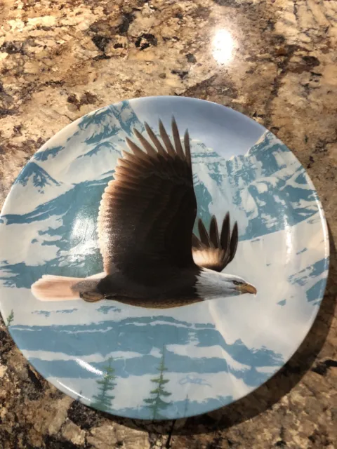 The Bald Eagle by Daniel Smith Collectors Plate Knowles 1988 The Majestic Birds