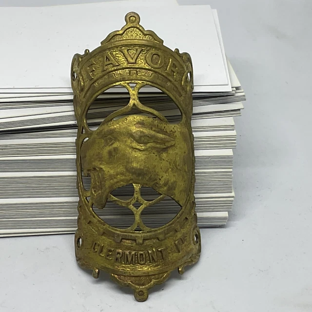 Plaque de Velo Cycles SAFE - Old Bike Head Badge Vintage - Petite