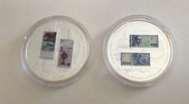 Lot 2 Medailles Monnaies De Paris Espagne Et Autriche Ref68949