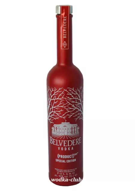 Vodka Belvedere RED Limited Edition 0,7L. 40% vol.