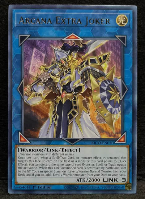 Yu-Gi-Oh! TCG, Arcana Extra Joker, King’s Court KICO-EN030 1st Ed. Rare