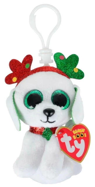 Official Ty Beanie Boo 3 Soft Plush Kids Toy With Key Clip Bag Keyring Gift