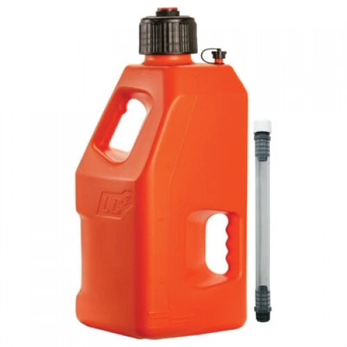 LC LC2 Utility Jug with 12" Filler Hose 5 Gallons Orange 1501750004