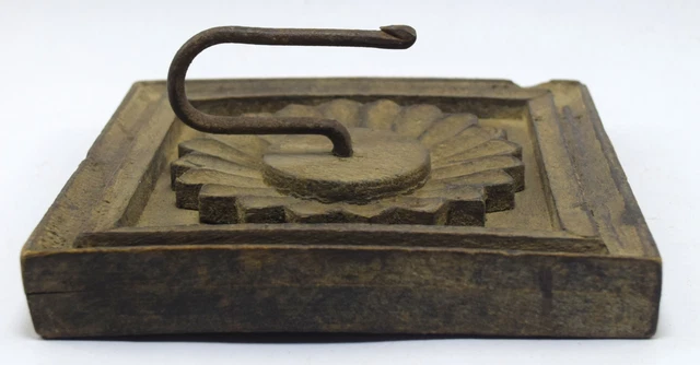 Solid Wood Made Wall Key Towel Hook Hanger Beautiful Handcrafted. i75-107 US 3