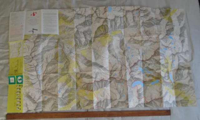Carte Ancienne Annees 70 Neouvielle Parc National Des Pyrenees 1:25000 Ign 3