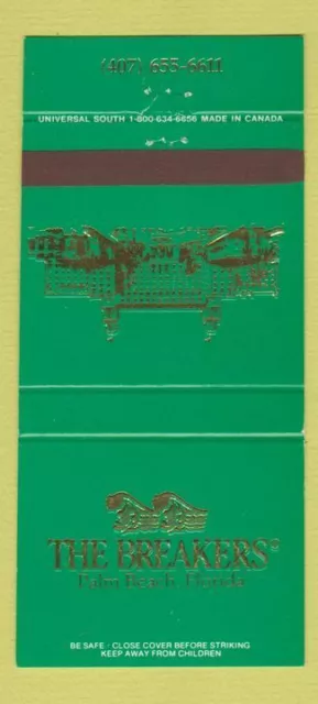 Matchbook Cover - The Breakers Palm Beach FL 30 Strike