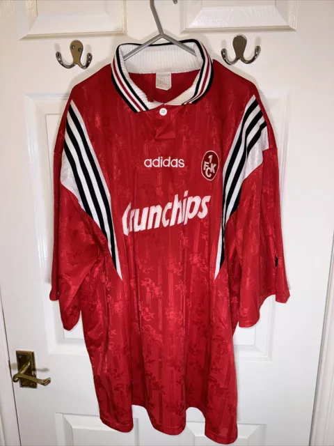 FC Kaiserslautern Vintage Football Shirt 1996/1998 Home Adidas XXL