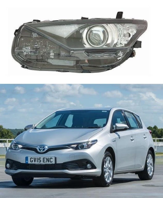 TOYOTA AURIS 2015 2019 Headlight Halogen Driver Side Led Drl